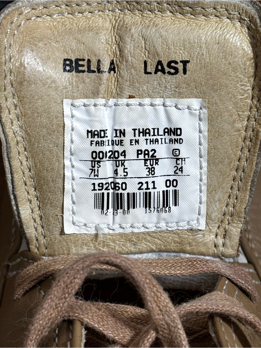 Nike Golf Bella Last Golfing shoes. Cream and Beige leather. Women’s 7 - Picture 5 of 7